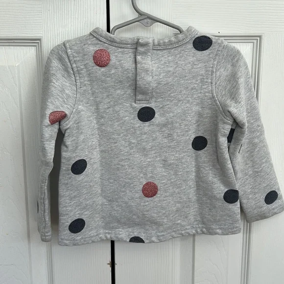 Joules Glittery Spot Sweatshirt - Picture 6 of 6